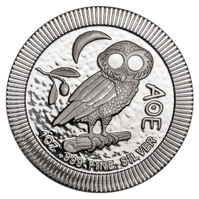 2020 Niue 1oz Silver Owl Of Athena